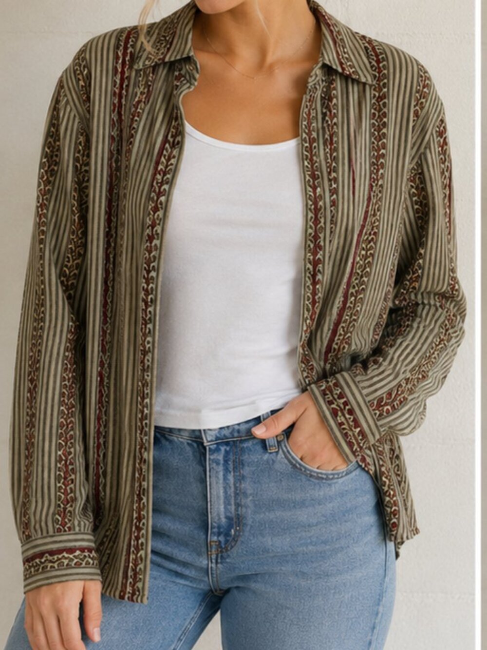 Maggie & max button down small